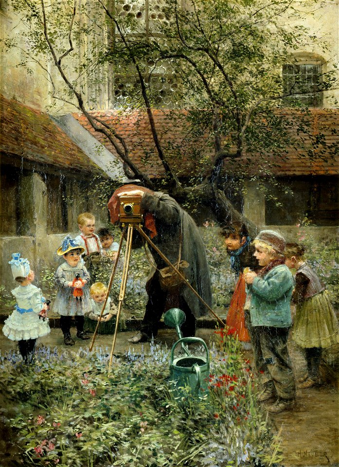 Hermann Neuber Der Photograph c1890