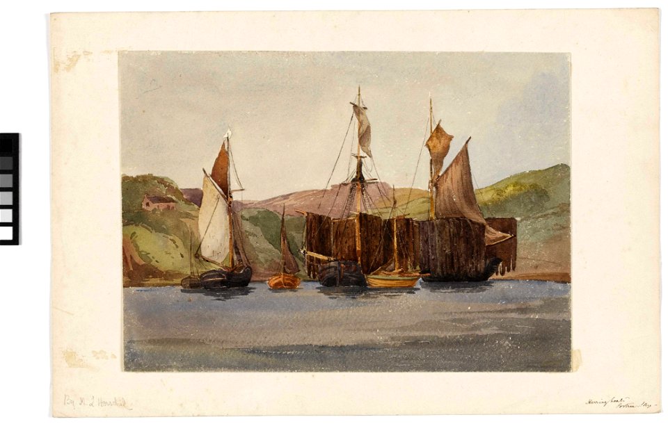Herring boats, Portree, Skye RMG PY6001