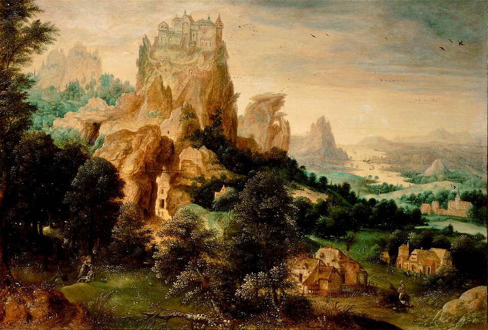 Herri met de Bles - Landschaft mit dem Gleichnis vom Barmherzigen Samariter - GG 1005 - Kunsthistorisches Museum