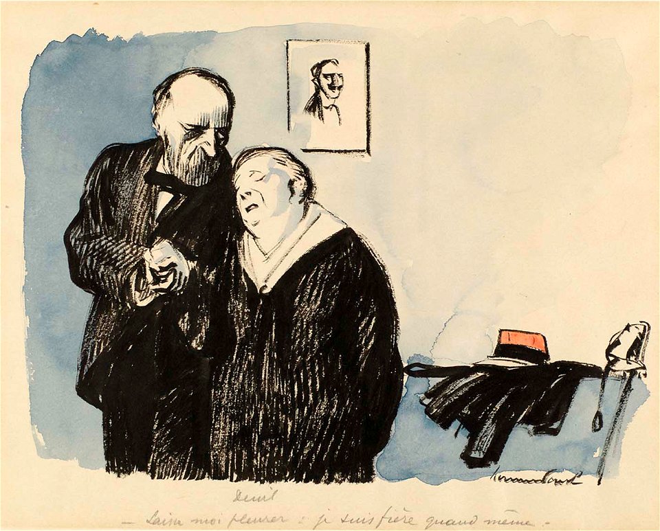 Hermann-Paul - Mourning - 1915.11.63 - Smithsonian American Art Museum
