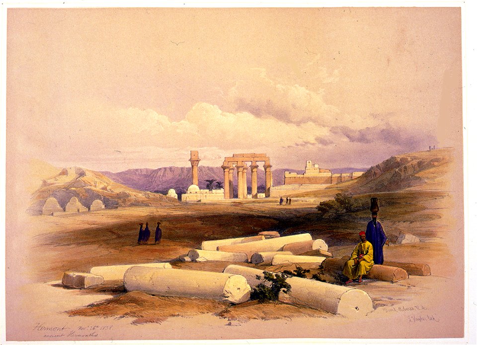 Hermont ancient Hermonthis-David Roberts
