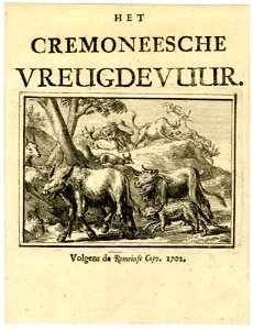 Het Cremoneesche Vreugdevuur (The Bonfire of Cremona) (BM 1854,0513.522.31). Free illustration for personal and commercial use.