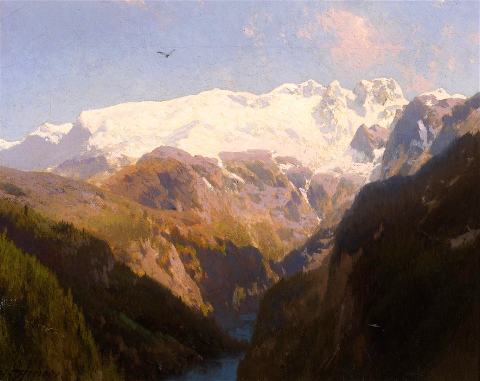 Hermann Herzog - In the Mountains