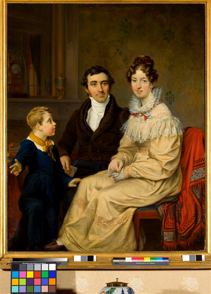Het gezin van Prof. Cornelis Anne den Tex, objectnr SB 1515