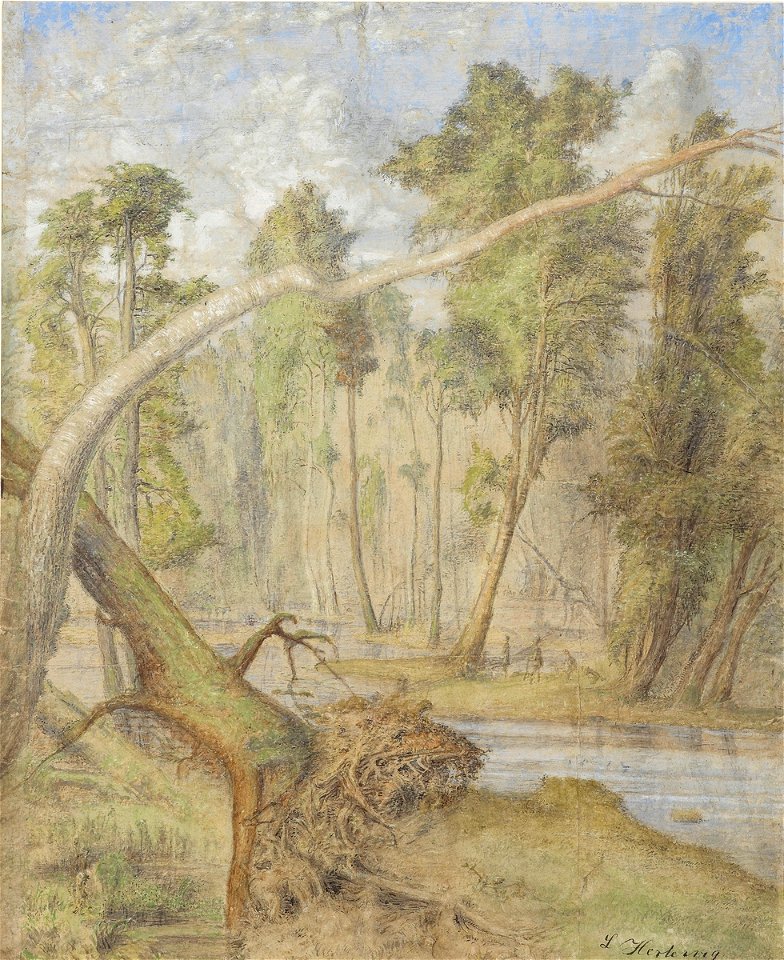 Lars Hertervig - Urskog - Stavanger kunstmuseum - SG.0295