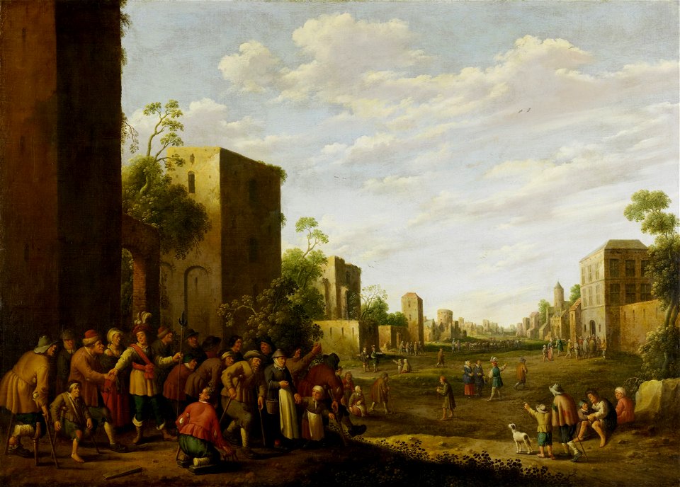 Het huisvesten van de armen Rijksmuseum SK-C-446