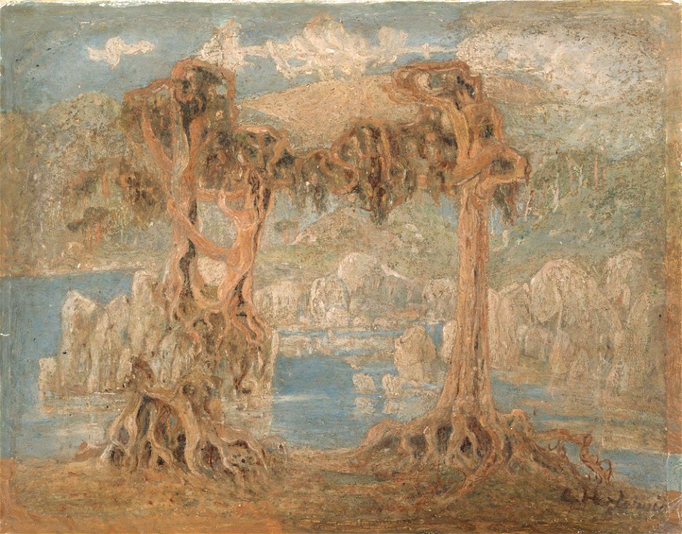 Lars Hertervig - Landscape - NG.M.02057 - National Museum of Art, Architecture and Design