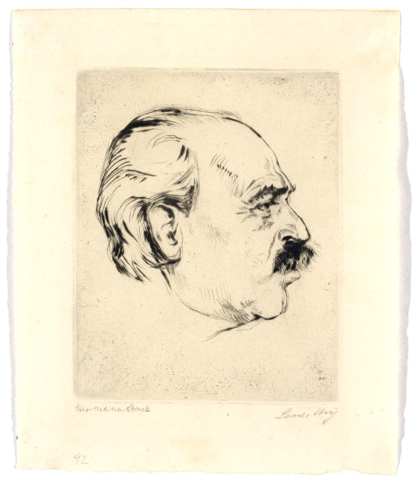 Hermann Struck Grafik JMBerlin GDR 81 90 0