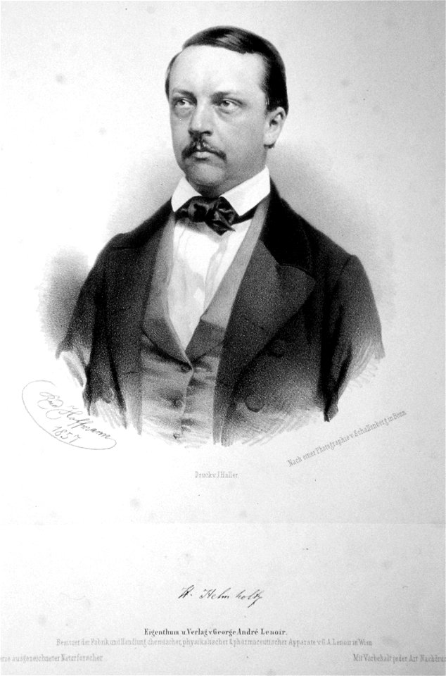 Hermann von Helmholtz Litho