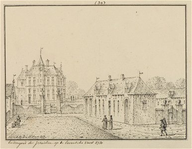 Het buitengoed van de jezuïeten op de Leuvensevaart, 1750