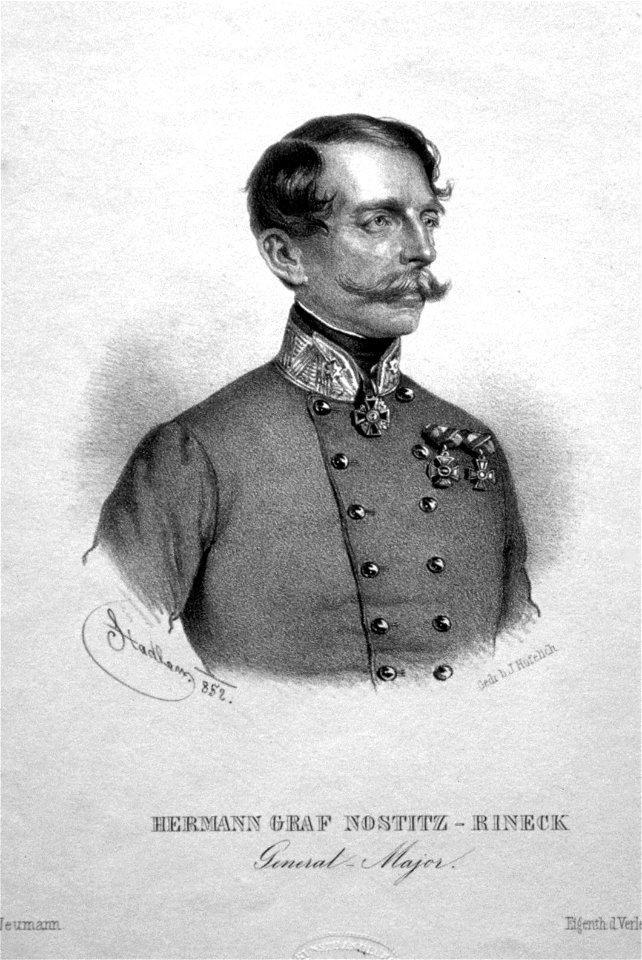 Hermann von Nostitz-Rieneck Litho