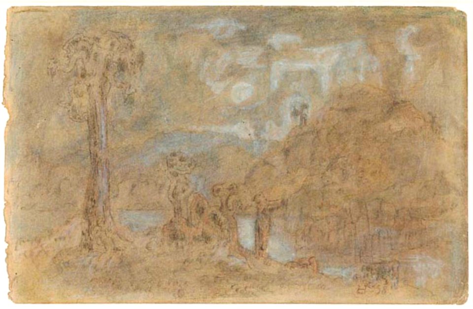 Lars Hertervig - Skog - Stavanger kunstmuseum - SG.0310