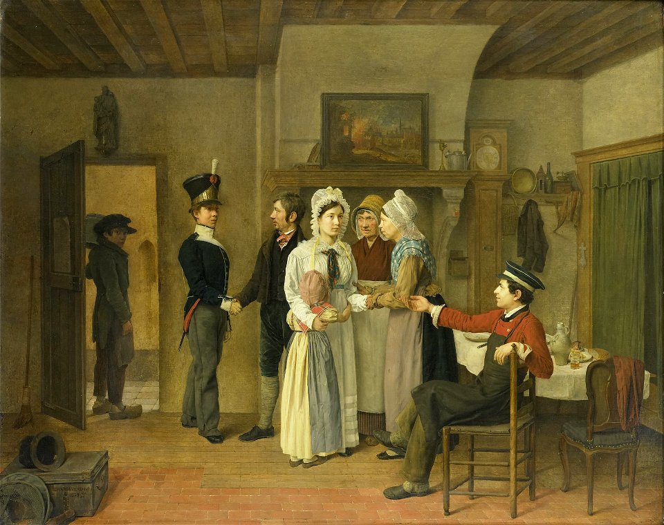 Het afscheid van de soldaat Rijksmuseum SK-A-1501