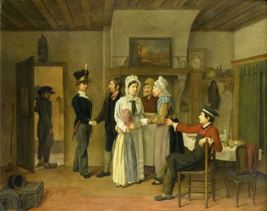 Het afscheid van de soldaat Rijksmuseum SK-A-1501