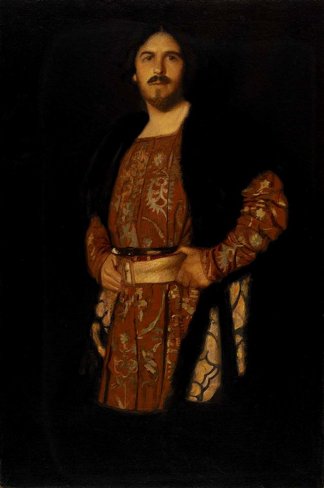 Albert Herter - Self-Portrait in Costume of Hamlet - 1977.100 - Smithsonian American Art Museum