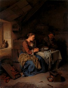 Het gebed voor de maaltijd Rijksmuseum SK-C-95