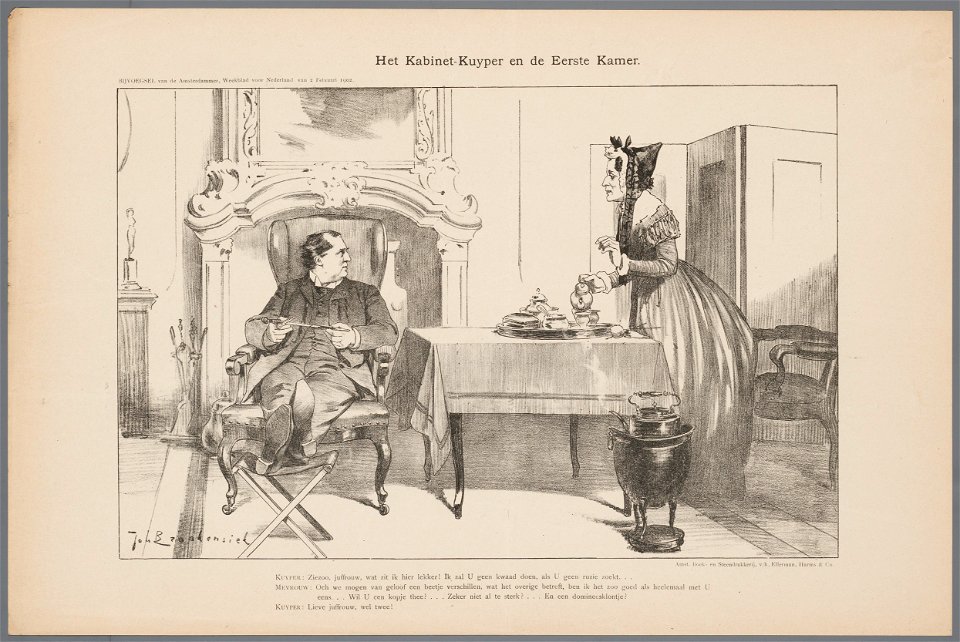 Het Kabinet-Kuyper en de Eerste Kamer, objectnr A 16452
