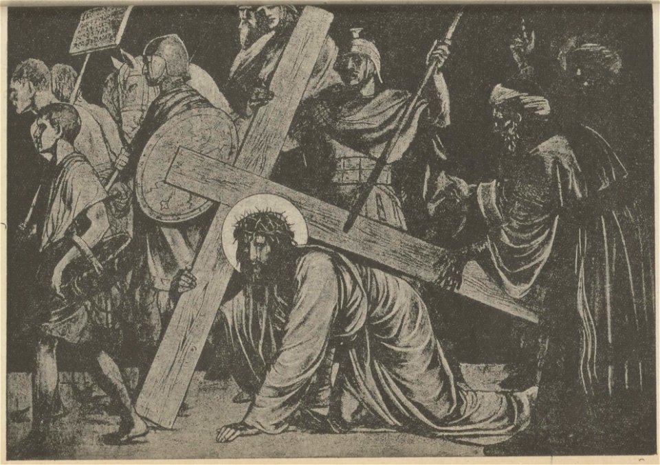 Het Rijk van het Heilig Hart van Jesus vol 018 p 096 Jezus valt onder het Kruis