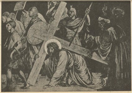 Het Rijk van het Heilig Hart van Jesus vol 018 p 096 Jezus valt onder het Kruis