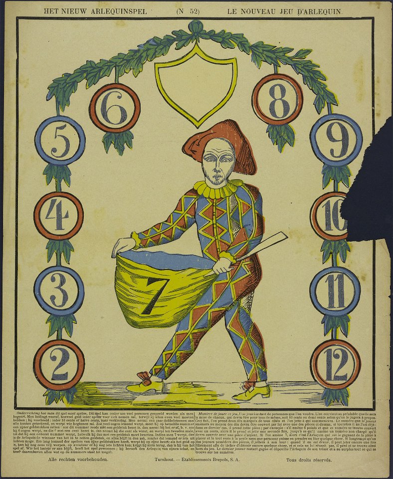 Het nieuw Arlequinspel-Catchpenny print-Borms 0313