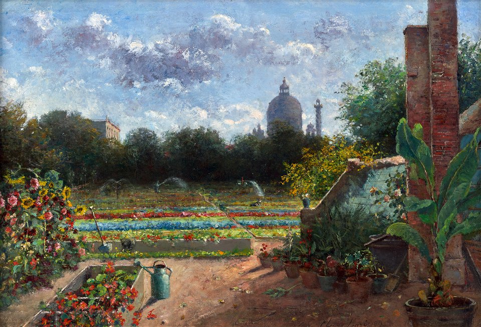 Hermine Lang-Laris - Der Botanische Garten in Wien - 382 - Österreichische Galerie Belvedere
