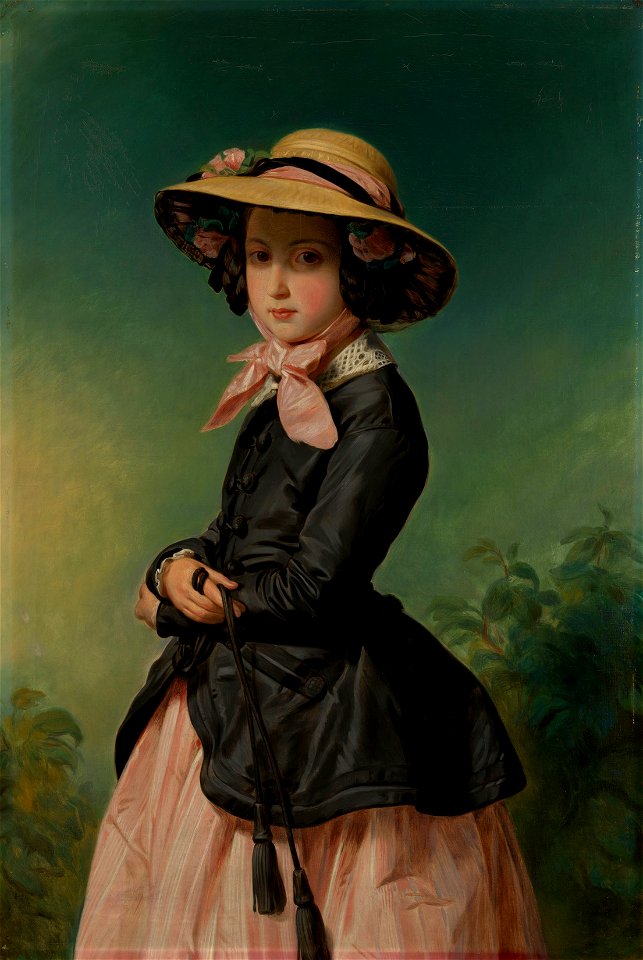 Hermann Winterhalter (1808-91) - Princess Charlotte of Belgium (1840-1927) - RCIN 403674 - Royal Collection