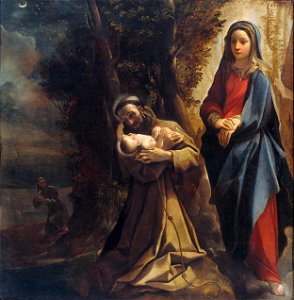 Het visioen van de heilige Franciscus van Assisi Rijksmuseum SK-A-3992