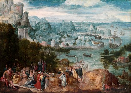 Herri met de Bles - Landscape with Saint John the Baptist - 1967.20 - Cleveland Museum of Art
