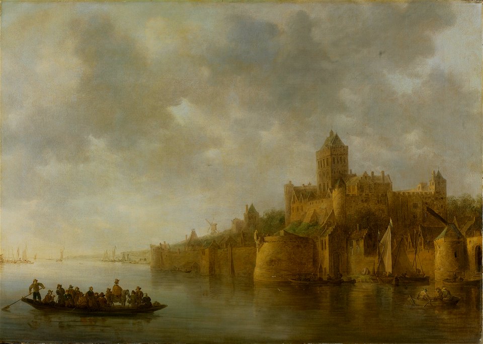 Het Valkhof in Nijmegen Rijksmuseum SK-A-122
