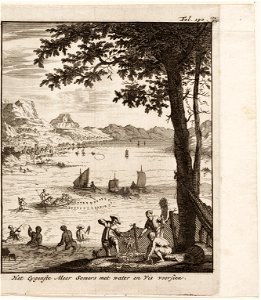 Het meer van Zirchnitz ´s zomers met water en vis voorzien, objectnr A 19678.2