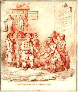 HET COMMITTE' VAN UITGEWEKENEN. (Refugees) (BM 1851,0901.1322)