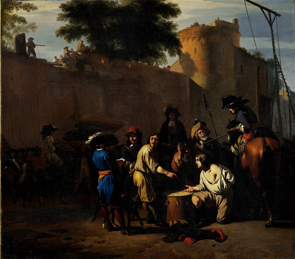 Het dobbelspel om het leven Rijksmuseum SK-A-2675