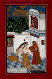Hero enjoying the bathing beauty - Google Art Project