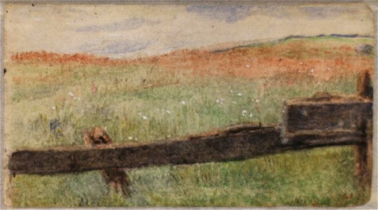 Lars Hertervig - Landskapsstudie - Stavanger kunstmuseum - SG.0275