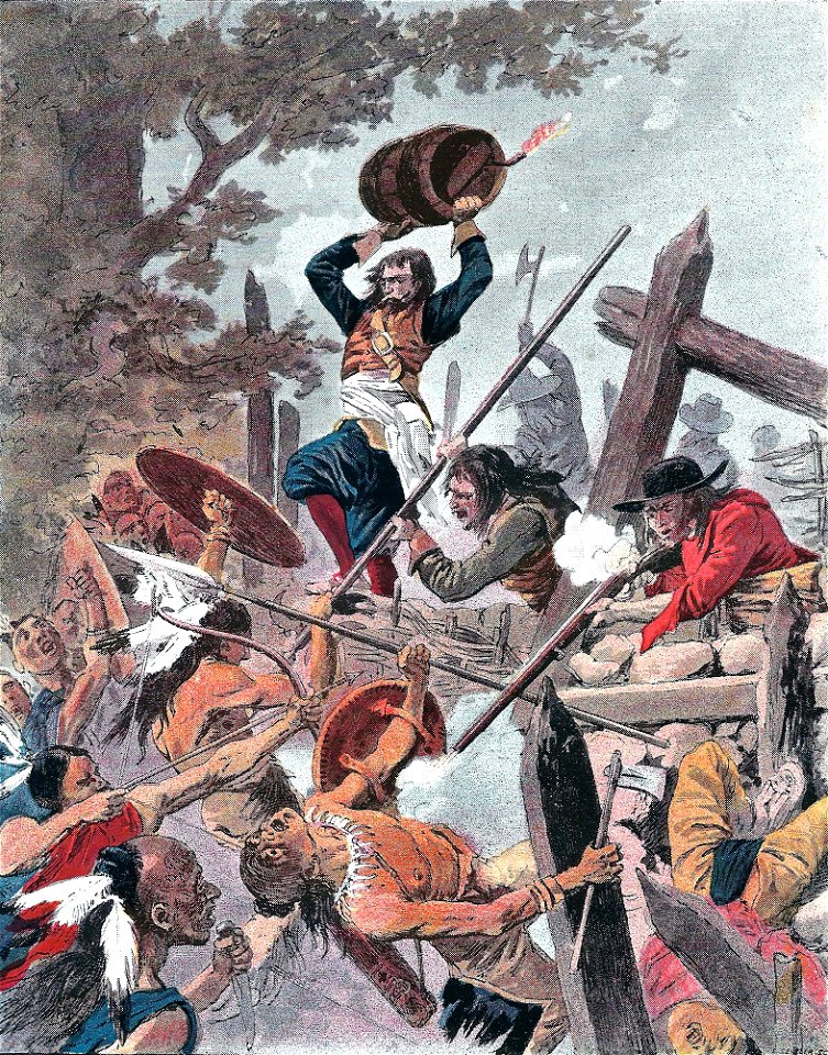 Heroique defense de Dollard et de ses compagnons