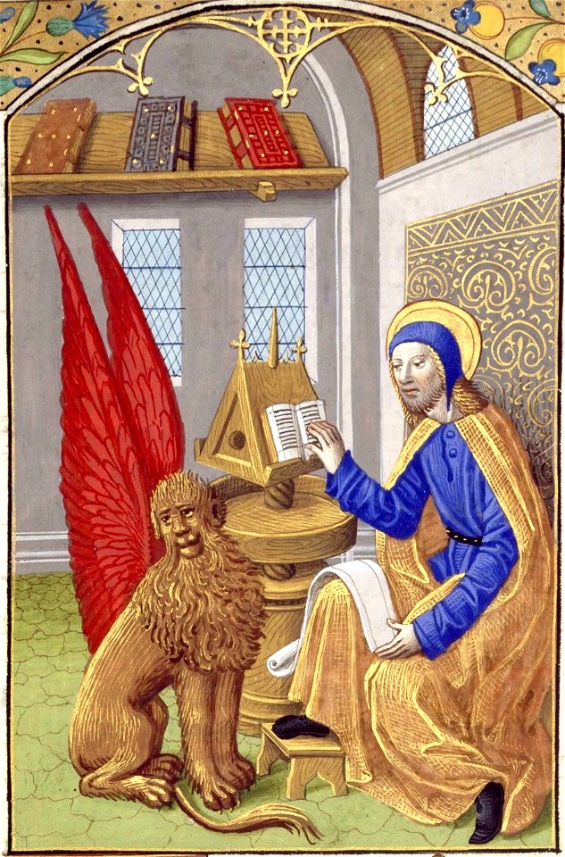 Heures de Charles VIII 010R Marc