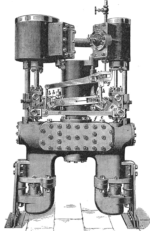 Hessler boiler feedwater pump (Rankin Kennedy, Modern Engines, Vol IV)
