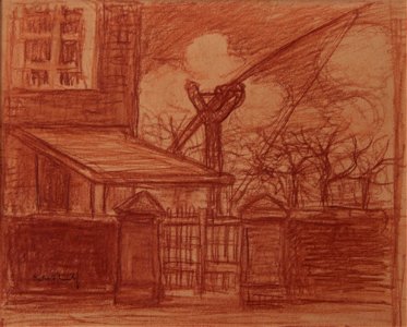 Het tuinhek, Jakob Smits, Jakob Smits Museum, 0491