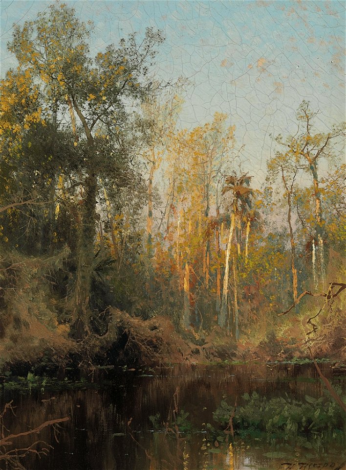 Hermann Herzog - Near Staffords Island, Gulf Coast