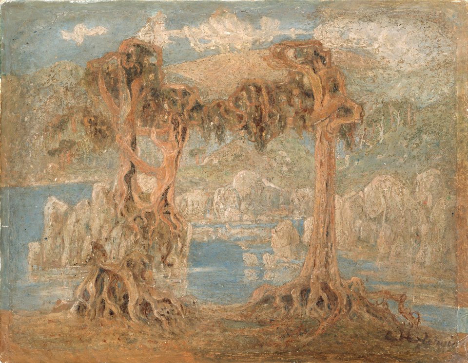 Lars Hertervig - Landscape - Google Art Project