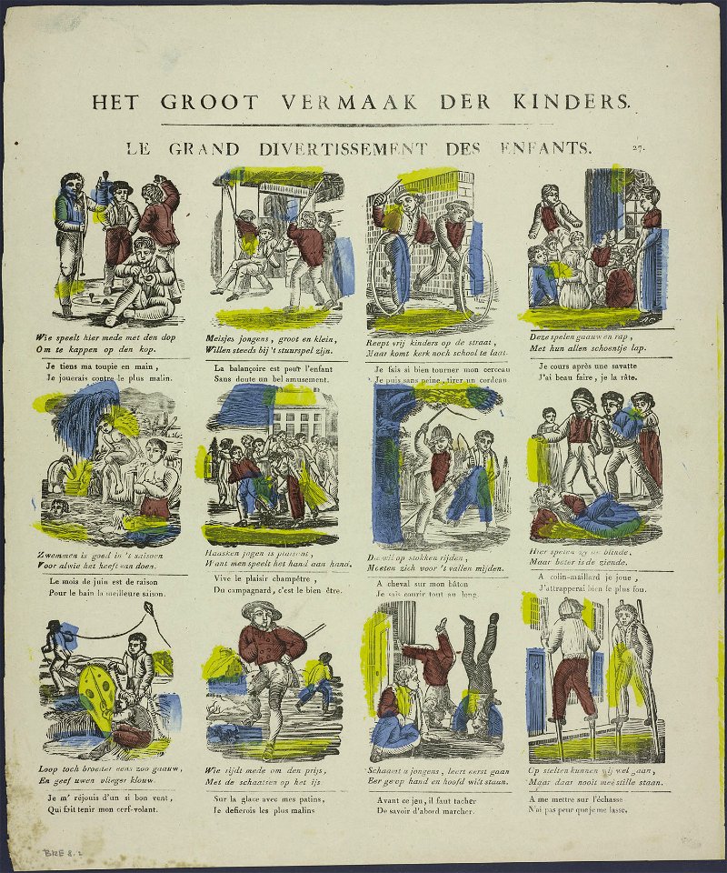 Het groot vermaak der kinders-Catchpenny print-Borms 0174