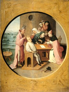 Het snijden van de kei. Rijksmuseum SK-A-1601