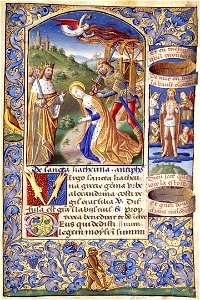 Heures de Charles VIII fol. 108R Sainte Catherine