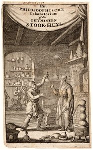Het philosoophische laboratorium of der chymisten stook-huys, objectnr A 41581