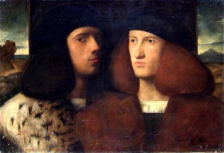 Hans Heyerdahl - Portrait of two Gentlemen. Copy after Bellini - NG.M.00313 - National Museum of Art, Architecture and Design