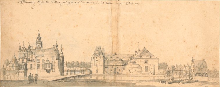 Het Riddermatig Huys te Wissen Rijksmuseum Amsterdam RP-T-1953-254(R)