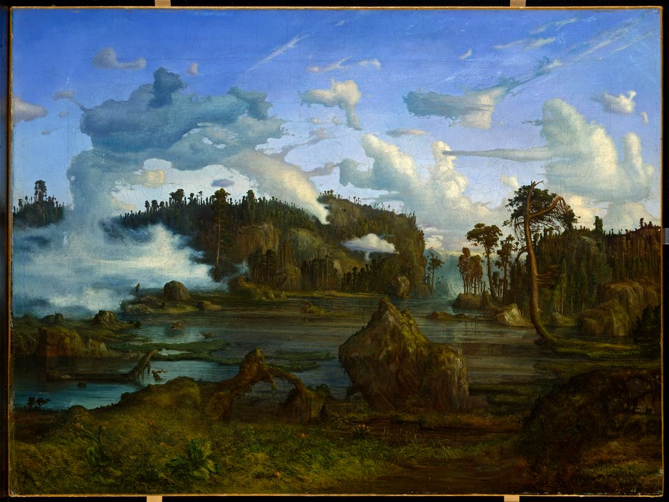 Lars Hertervig - The Tarn - Google Art Project