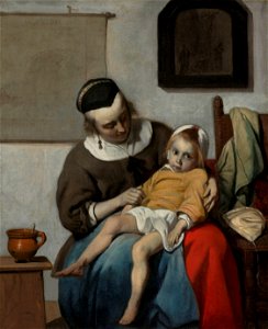 Het zieke kind Rijksmuseum SK-A-3059