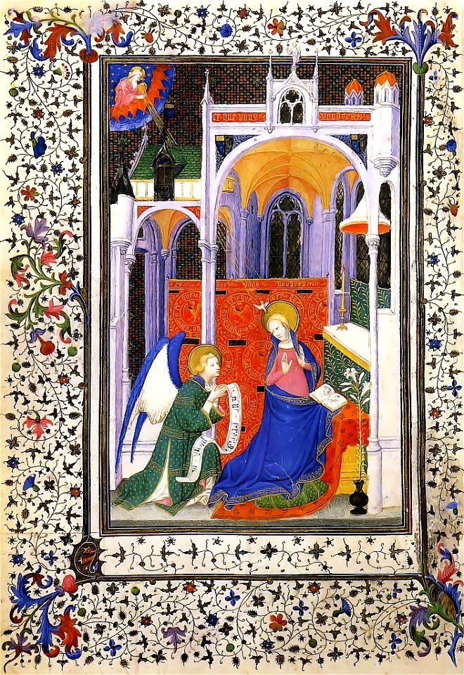 Heures de Boucicaut - f53v (Annonciation)