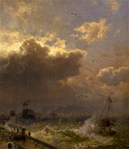 Hermann Herzog - Lighthouse, Ostende